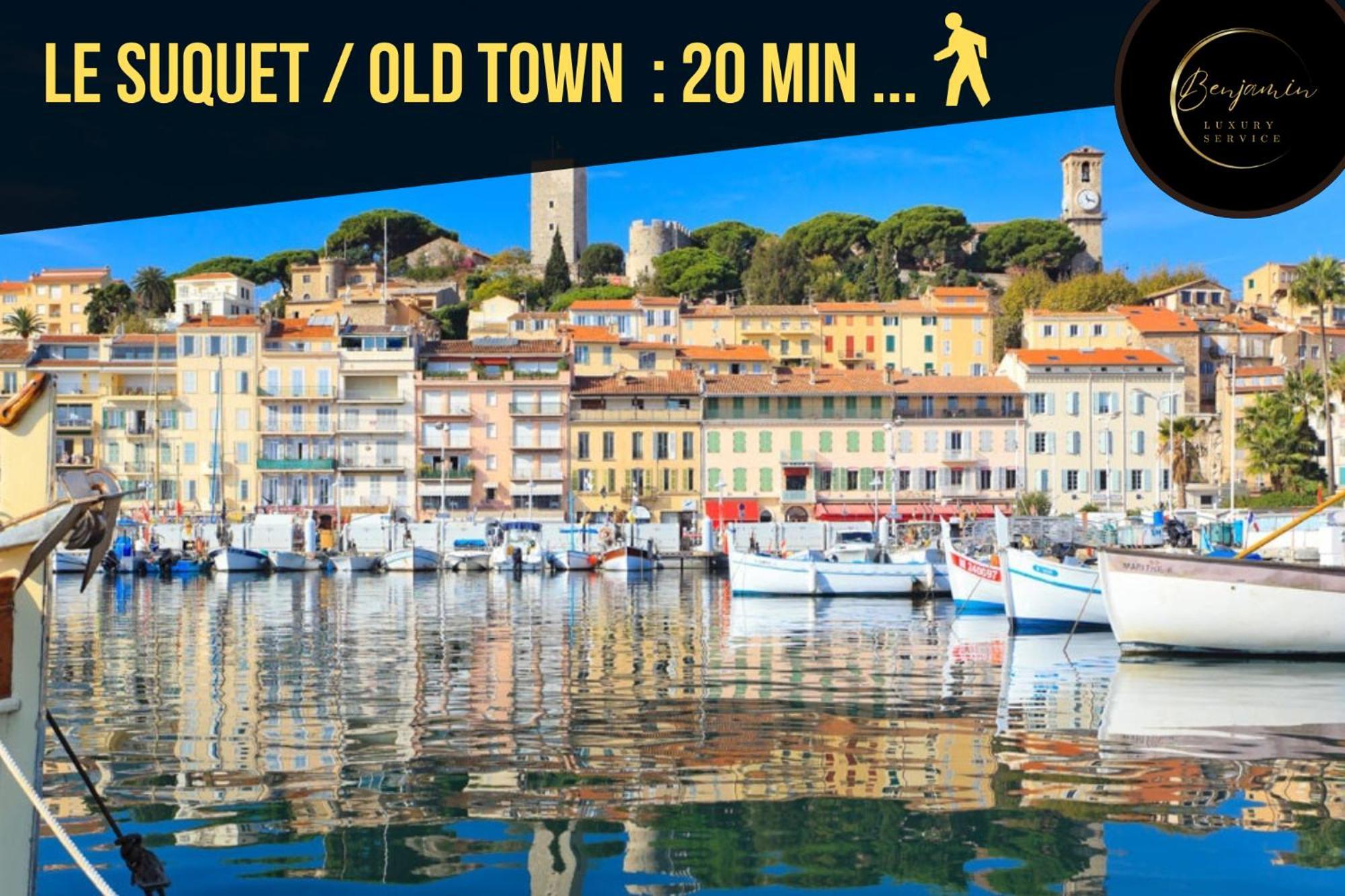 Supercannes Center - Parking - Spacieux 70 Metres - Clim - Wifi Apartment *